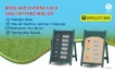 Bảng báo khoảng cách sân tập Golf theo màu cờ (Easel sign - driving range - medium size)